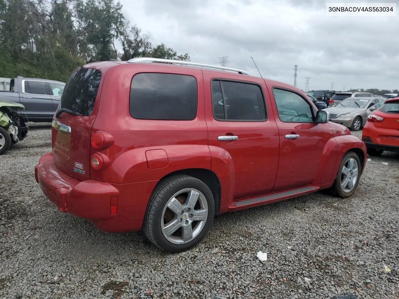 2010 Chevrolet Hhr Lt VIN: 3GNBACDV4AS563034 Lot: 78847154