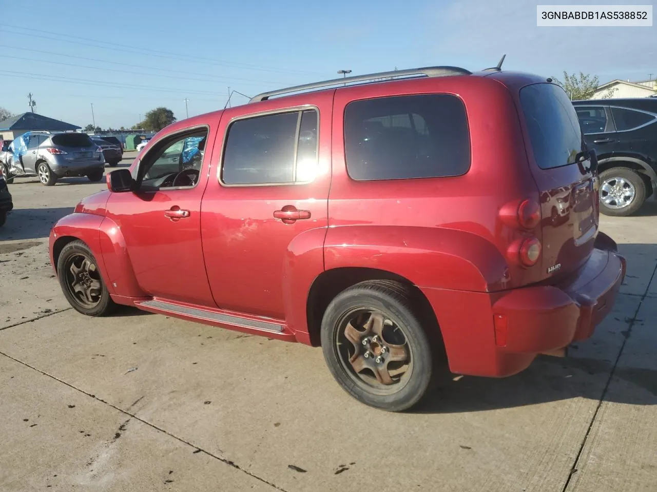 2010 Chevrolet Hhr Lt VIN: 3GNBABDB1AS538852 Lot: 79184554