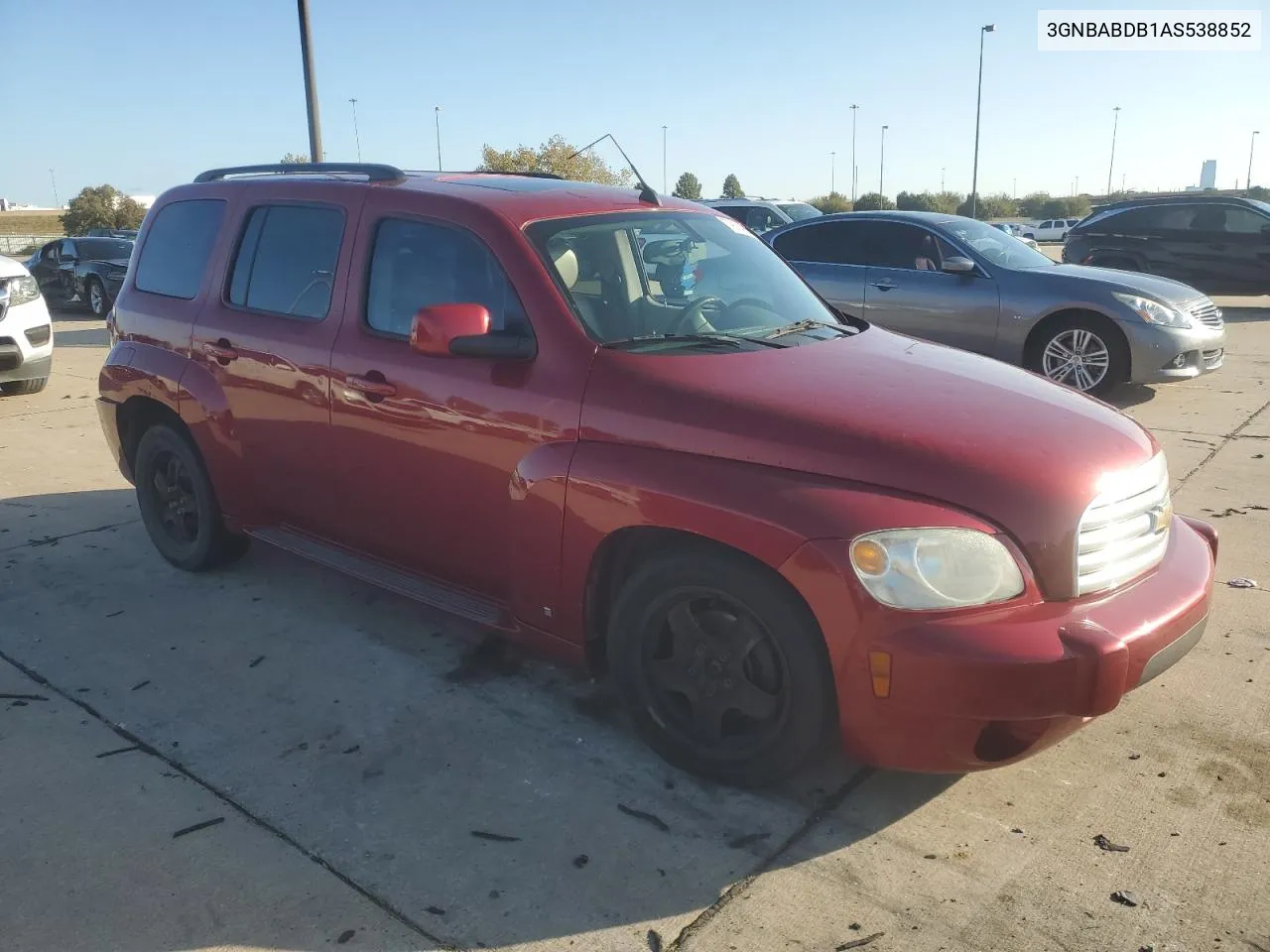 2010 Chevrolet Hhr Lt VIN: 3GNBABDB1AS538852 Lot: 79184554