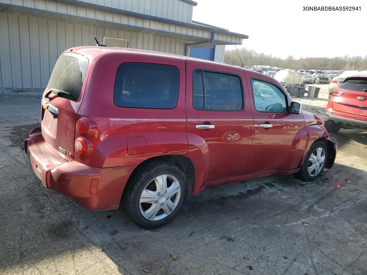 2010 Chevrolet Hhr Lt VIN: 3GNBABDB6AS592941 Lot: 80440594