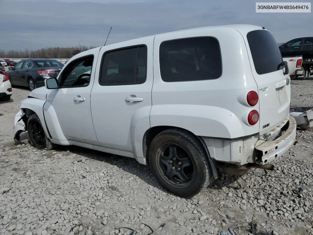 2011 Chevrolet Hhr Lt VIN: 3GNBABFW4BS649476 Lot: 45421484