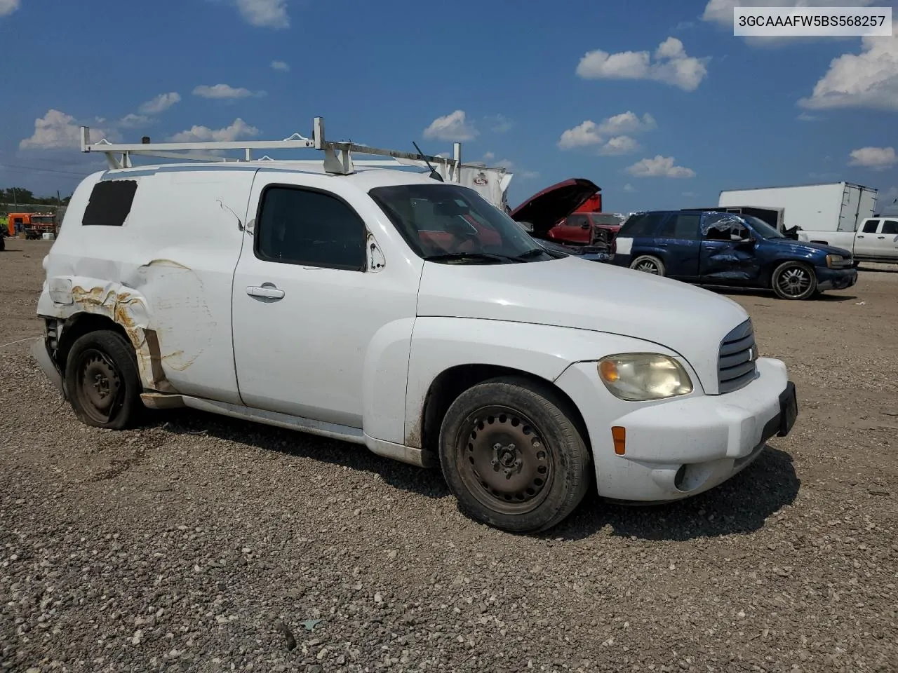 3GCAAAFW5BS568257 2011 Chevrolet Hhr Panel Ls