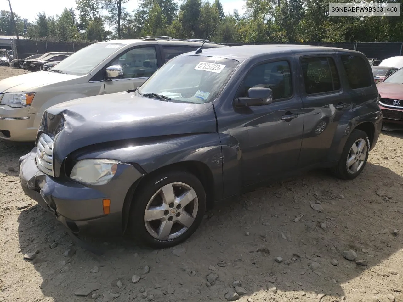 2011 Chevrolet Hhr Lt VIN: 3GNBABFW9BS631460 Lot: 70362184