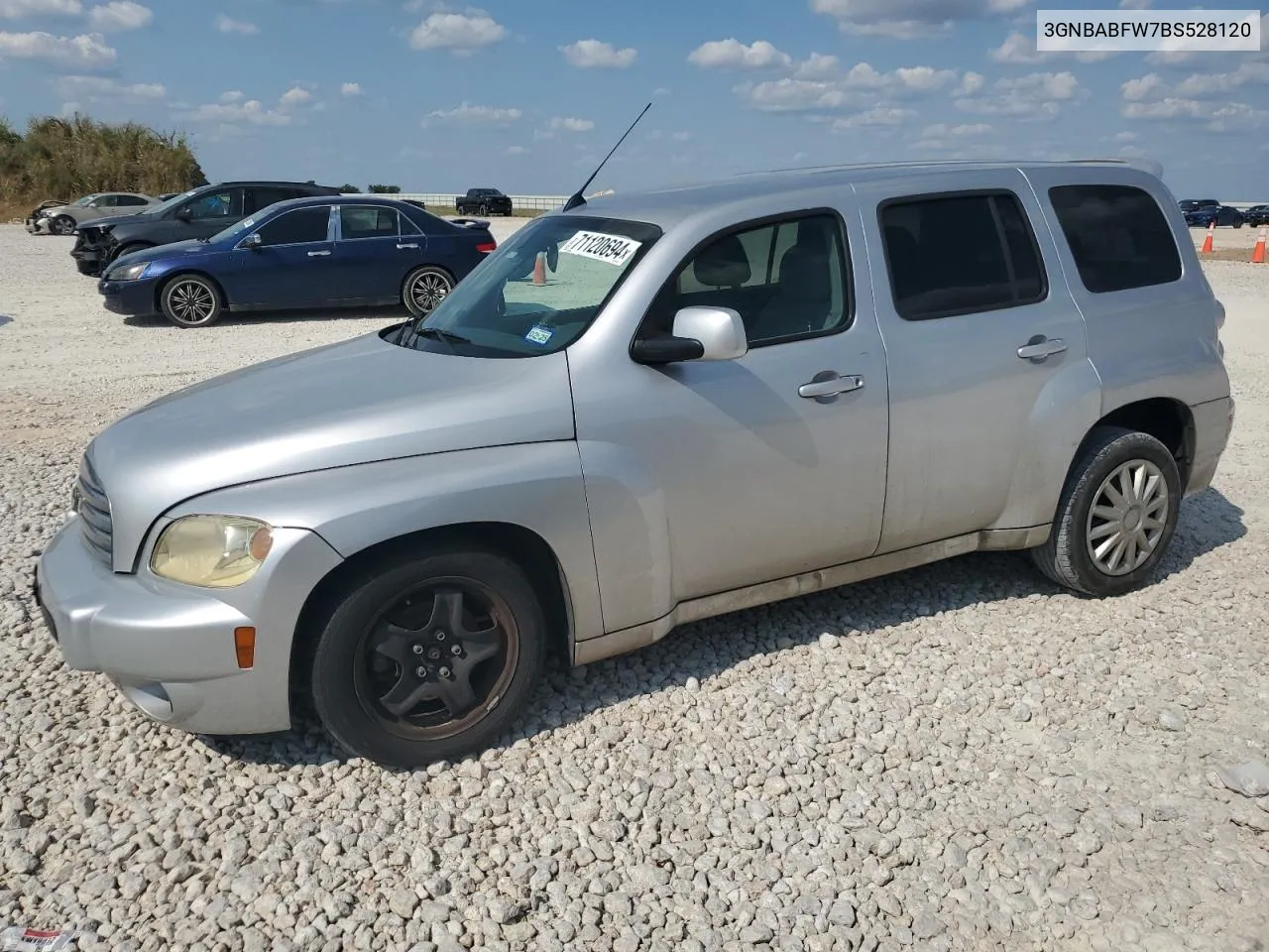 2011 Chevrolet Hhr Lt VIN: 3GNBABFW7BS528120 Lot: 71120694