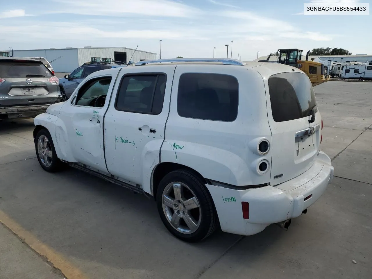 2011 Chevrolet Hhr Lt VIN: 3GNBACFU5BS654433 Lot: 72050284