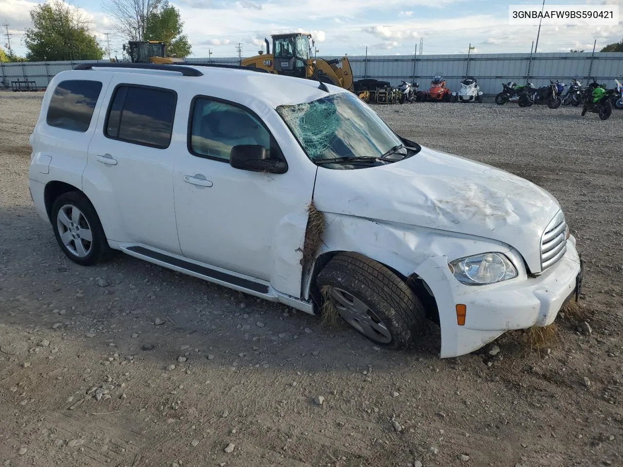 2011 Chevrolet Hhr Ls VIN: 3GNBAAFW9BS590421 Lot: 72606364