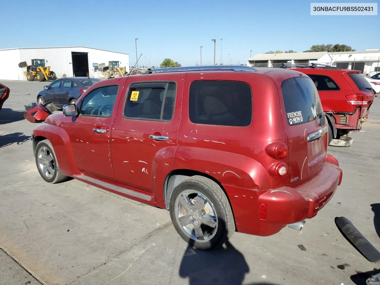 2011 Chevrolet Hhr Lt VIN: 3GNBACFU9BS502431 Lot: 73696084