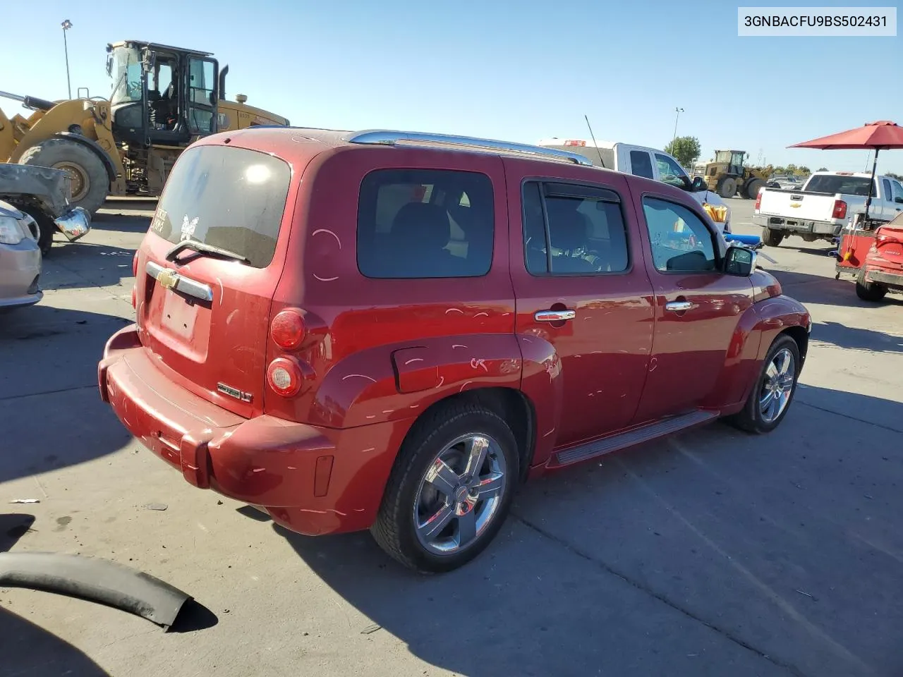 2011 Chevrolet Hhr Lt VIN: 3GNBACFU9BS502431 Lot: 73696084