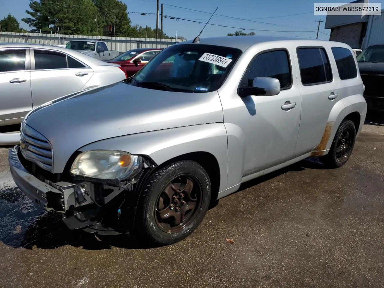 2011 Chevrolet Hhr Lt VIN: 3GNBABFW8BS572319 Lot: 74753894