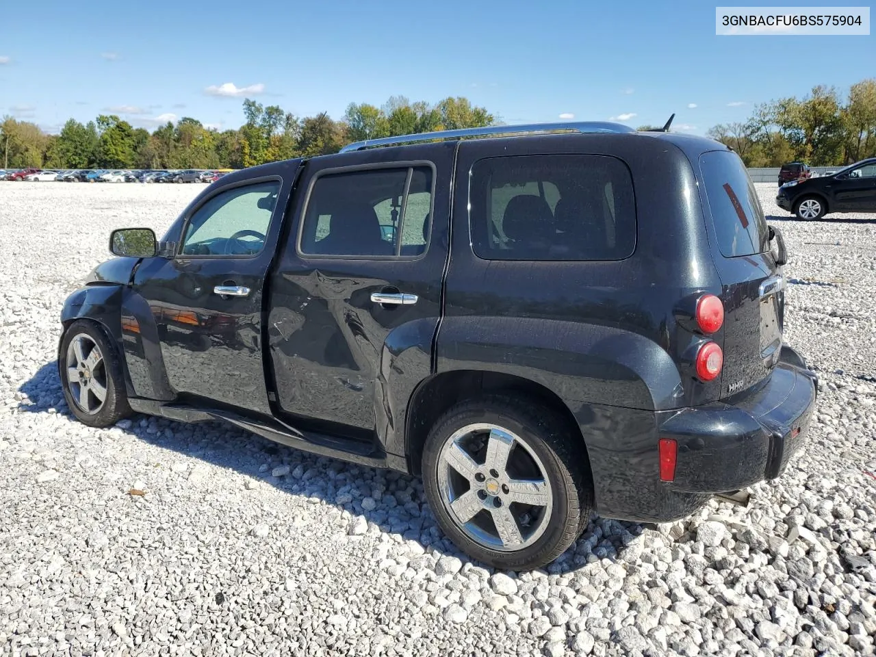 2011 Chevrolet Hhr Lt VIN: 3GNBACFU6BS575904 Lot: 75230644