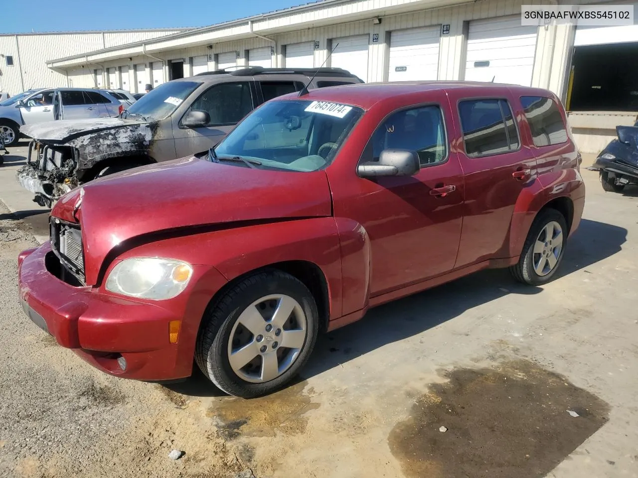 2011 Chevrolet Hhr Ls VIN: 3GNBAAFWXBS545102 Lot: 76451074