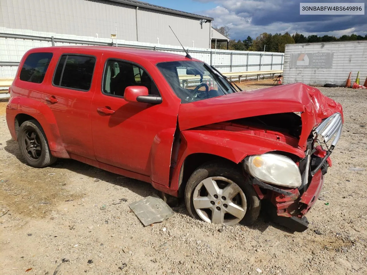 2011 Chevrolet Hhr Lt VIN: 3GNBABFW4BS649896 Lot: 76486134