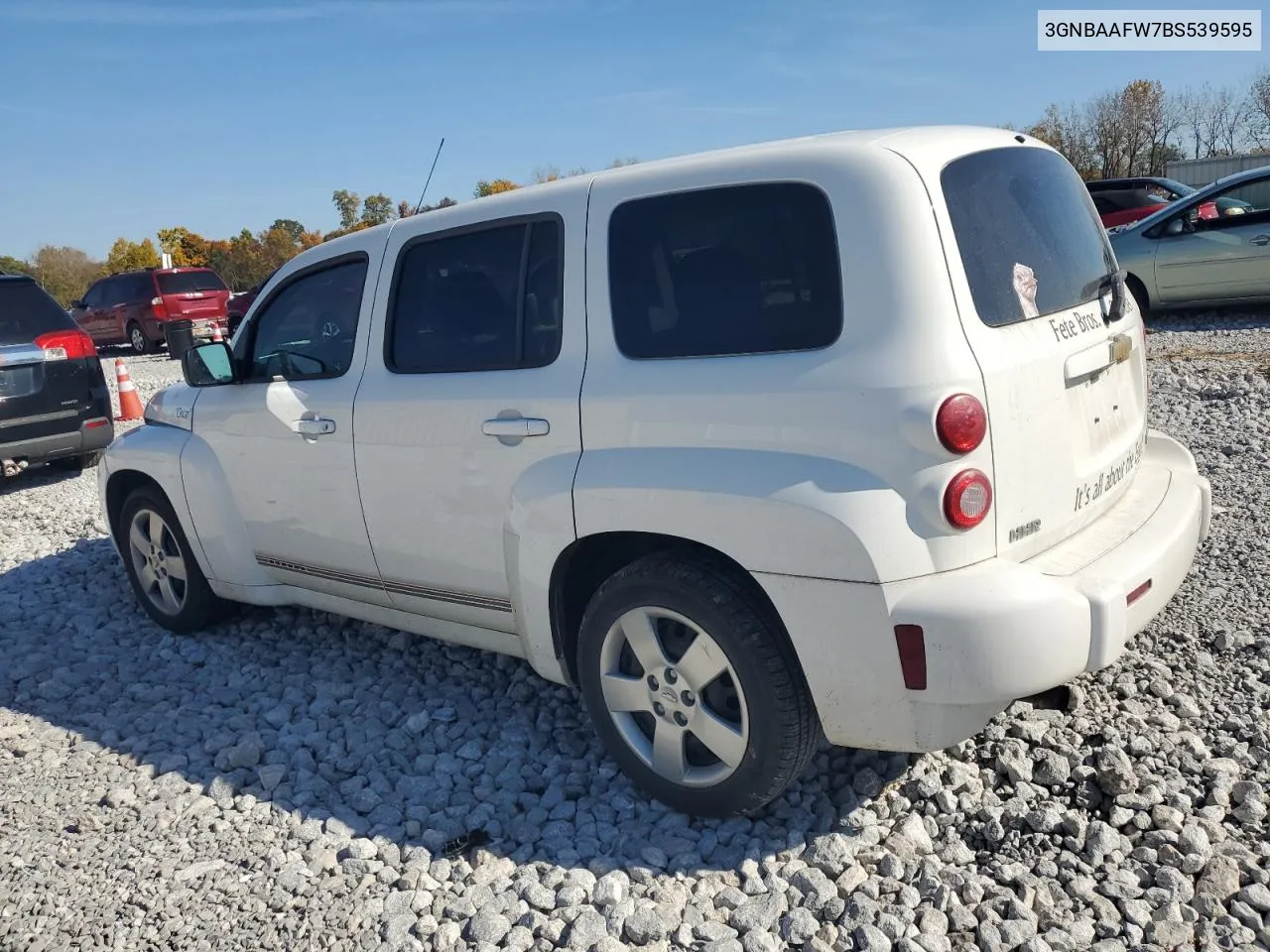 2011 Chevrolet Hhr Ls VIN: 3GNBAAFW7BS539595 Lot: 77229394