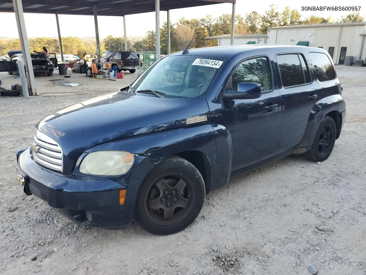 2011 Chevrolet Hhr Lt VIN: 3GNBABFW6BS600957 Lot: 79394154