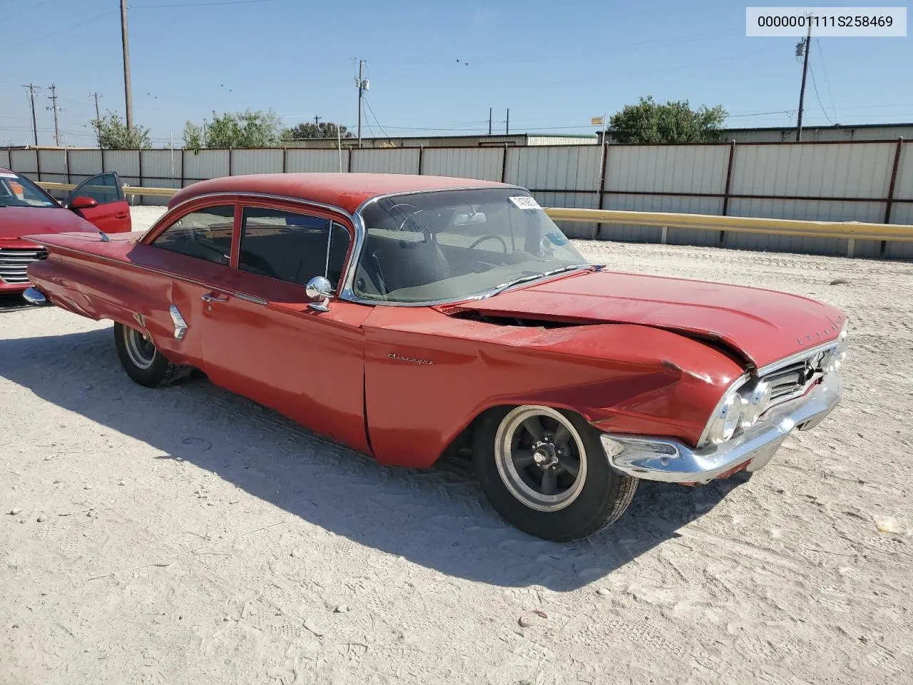 1960 Chevrolet Impala VIN: 0000001111S258469 Lot: 74769574