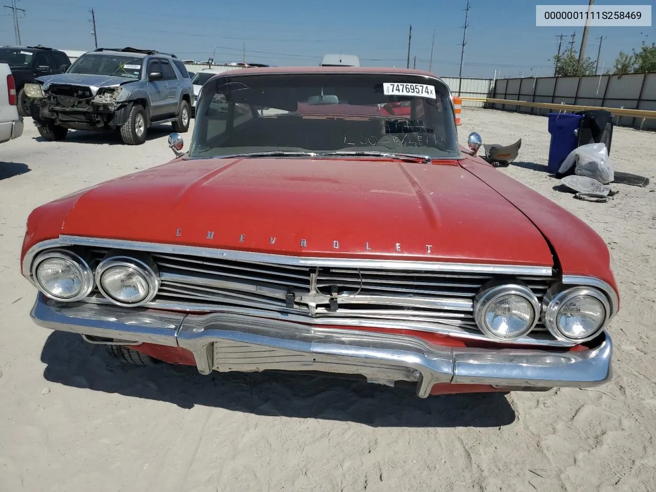 1960 Chevrolet Impala VIN: 0000001111S258469 Lot: 74769574