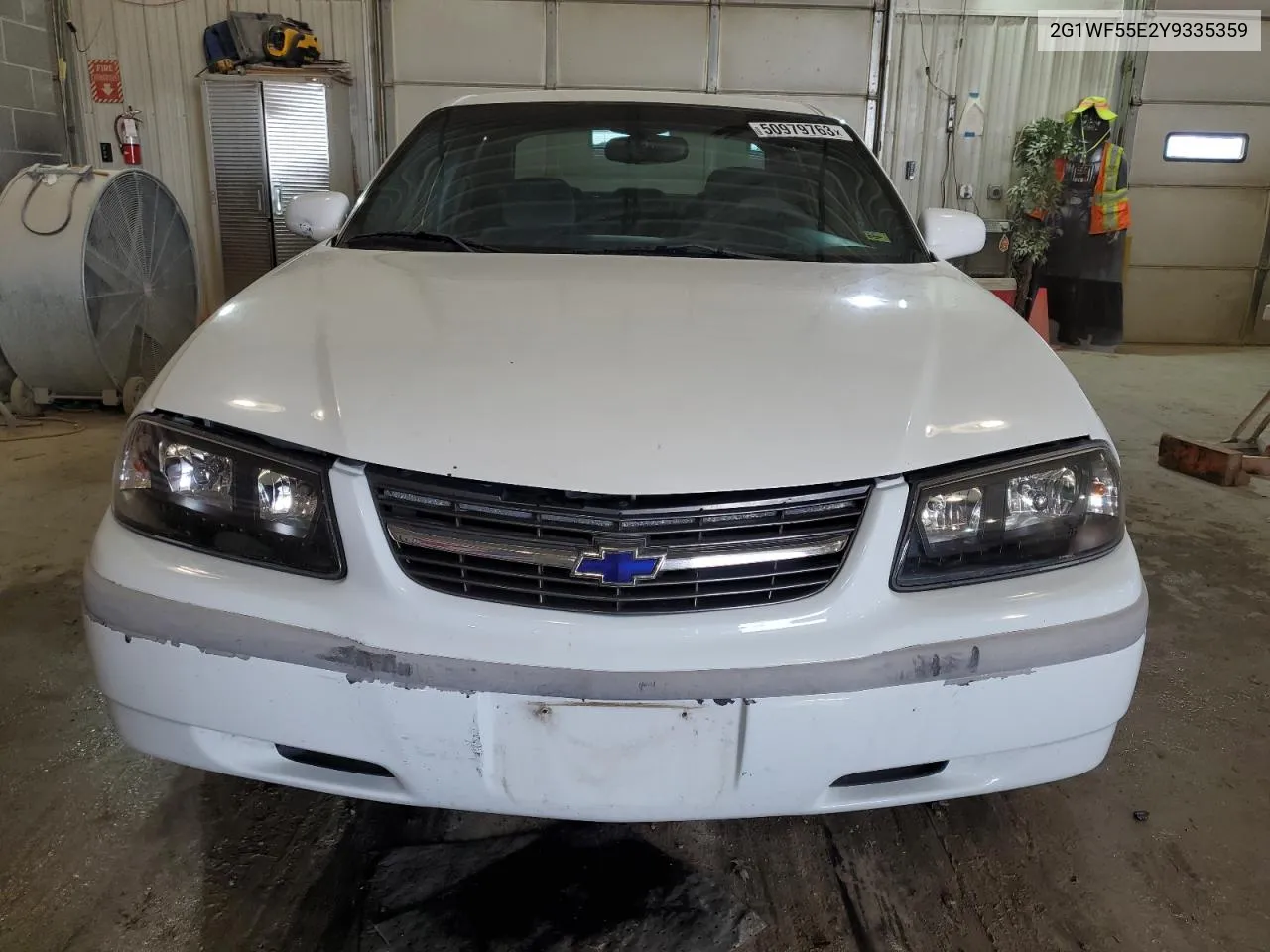 2G1WF55E2Y9335359 2000 Chevrolet Impala