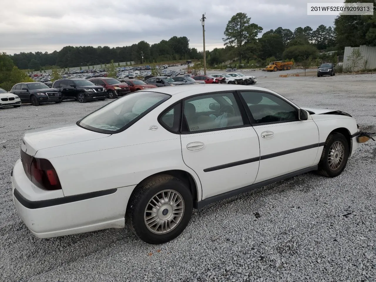 2000 Chevrolet Impala VIN: 2G1WF52E0Y9209313 Lot: 69488184