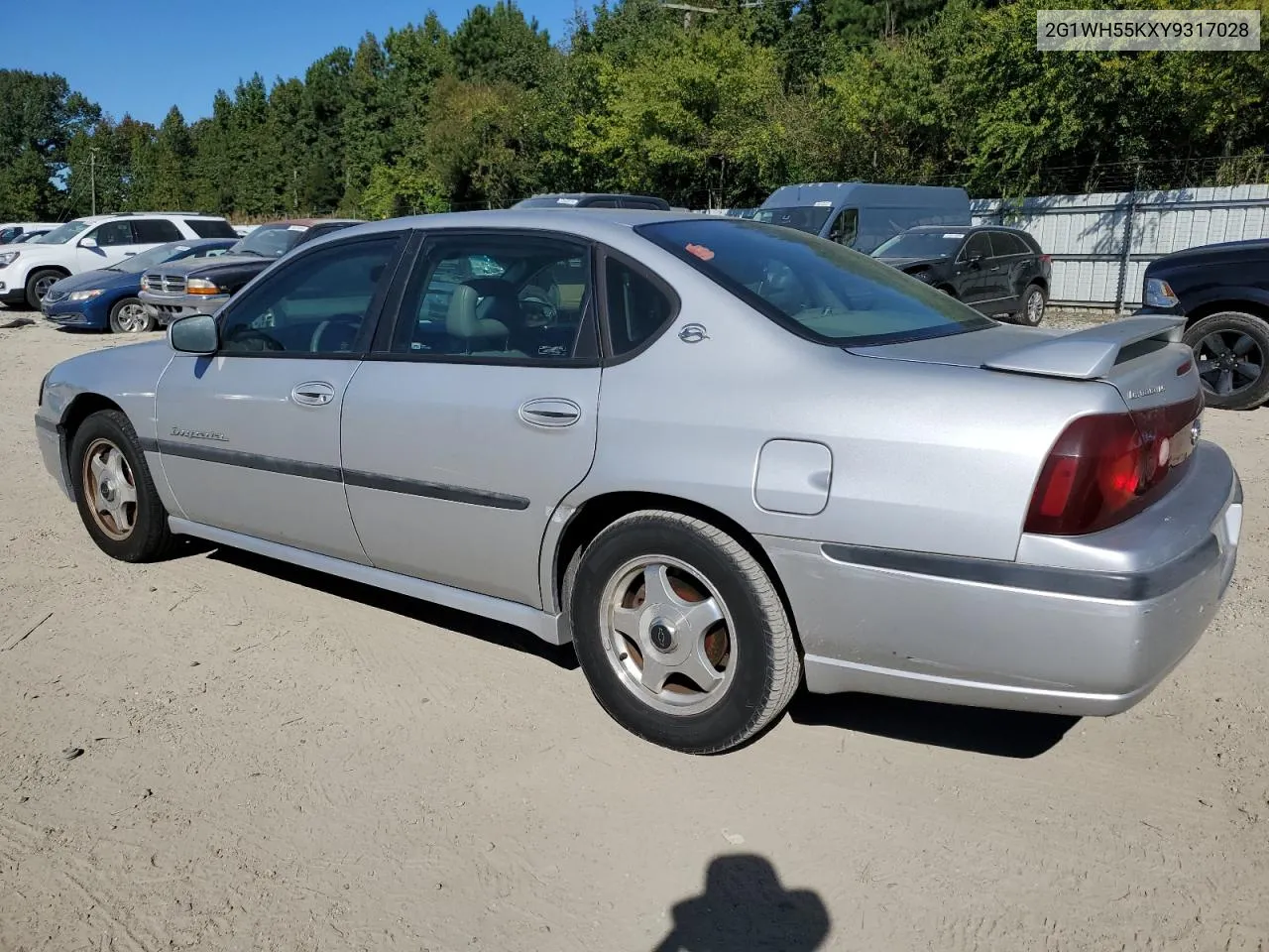 2000 Chevrolet Impala Ls VIN: 2G1WH55KXY9317028 Lot: 72844094