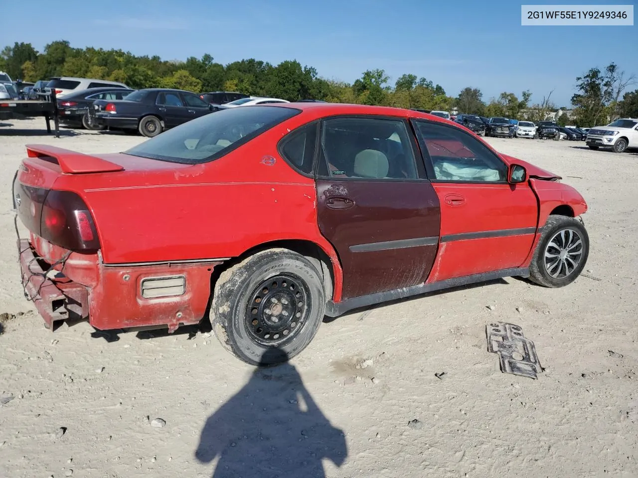 2000 Chevrolet Impala VIN: 2G1WF55E1Y9249346 Lot: 73665634