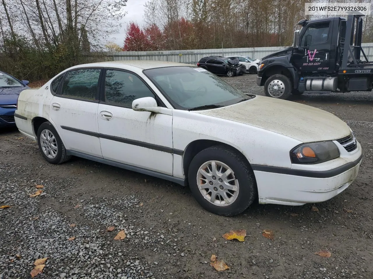 2000 Chevrolet Impala VIN: 2G1WF52E7Y9326306 Lot: 75050694