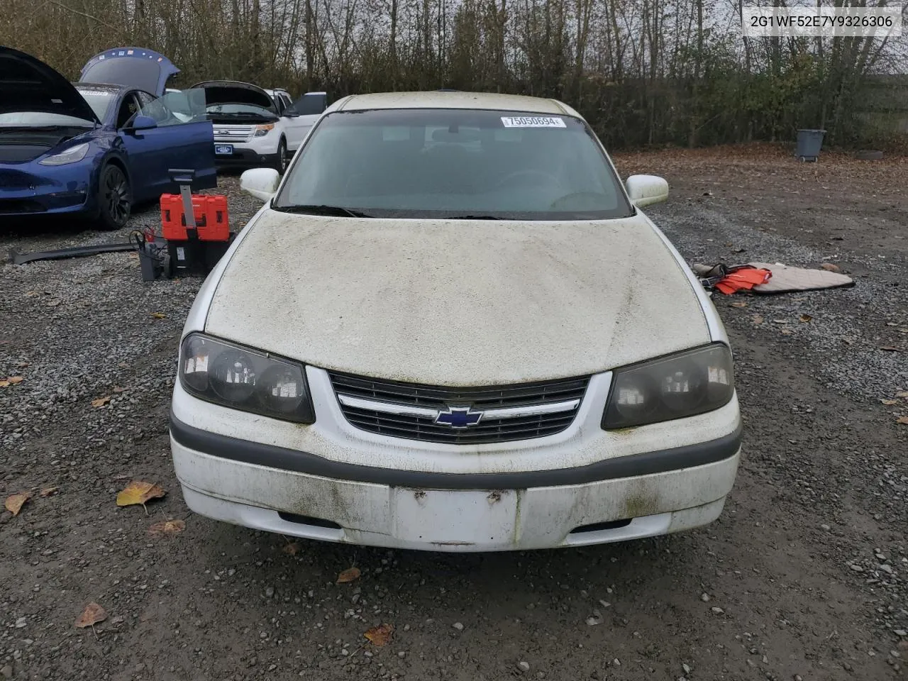 2000 Chevrolet Impala VIN: 2G1WF52E7Y9326306 Lot: 75050694