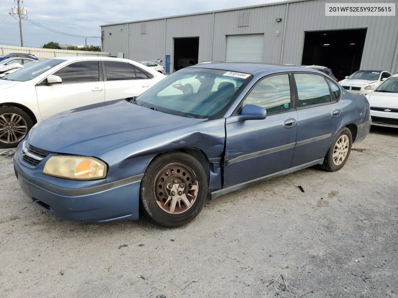 2000 Chevrolet Impala VIN: 2G1WF52E5Y9275615 Lot: 75181444