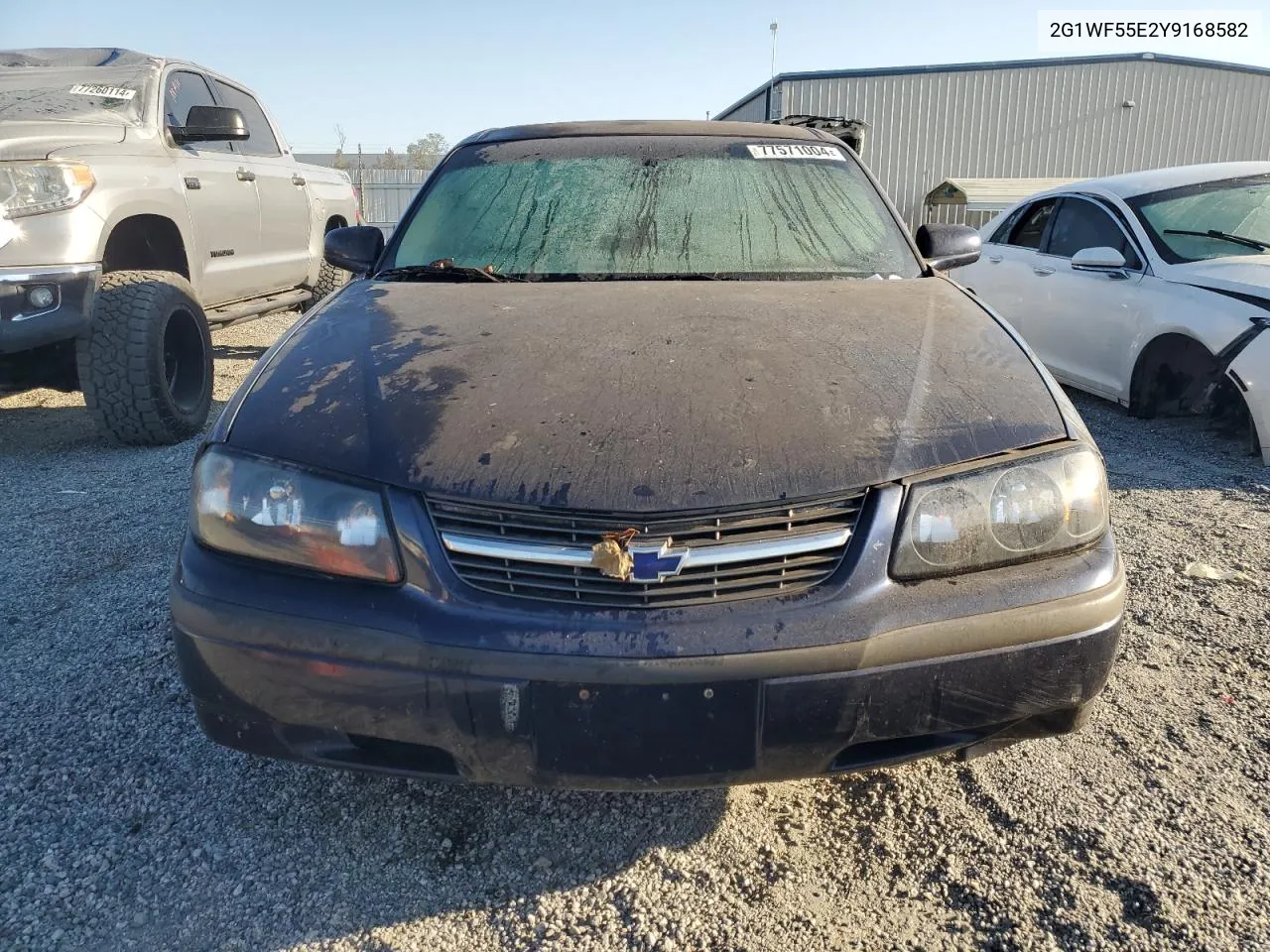 2000 Chevrolet Impala VIN: 2G1WF55E2Y9168582 Lot: 77571004