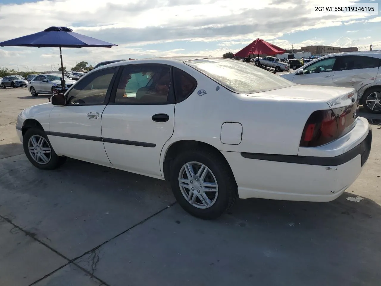 2001 Chevrolet Impala VIN: 2G1WF55E119346195 Lot: 71092044