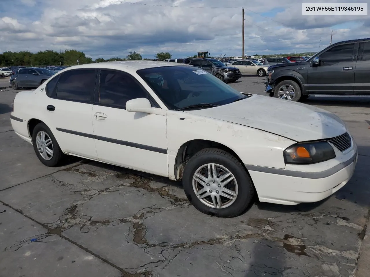 2001 Chevrolet Impala VIN: 2G1WF55E119346195 Lot: 71092044