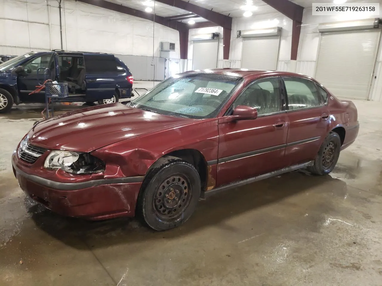 2001 Chevrolet Impala VIN: 2G1WF55E719263158 Lot: 71792364