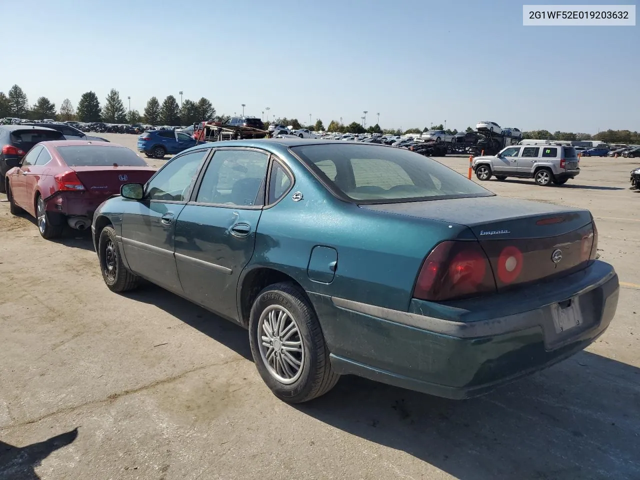 2001 Chevrolet Impala VIN: 2G1WF52E019203632 Lot: 75420744