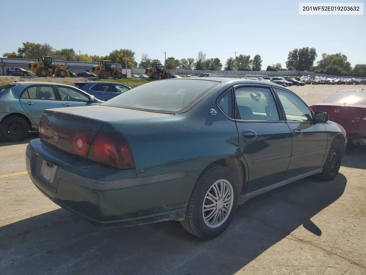 2001 Chevrolet Impala VIN: 2G1WF52E019203632 Lot: 75420744