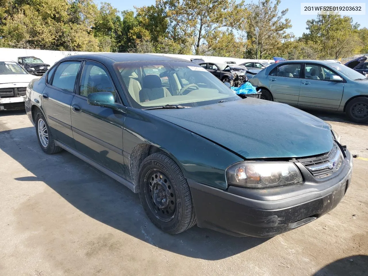 2001 Chevrolet Impala VIN: 2G1WF52E019203632 Lot: 75420744