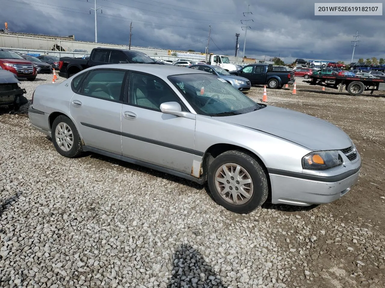 2001 Chevrolet Impala VIN: 2G1WF52E619182107 Lot: 75497504