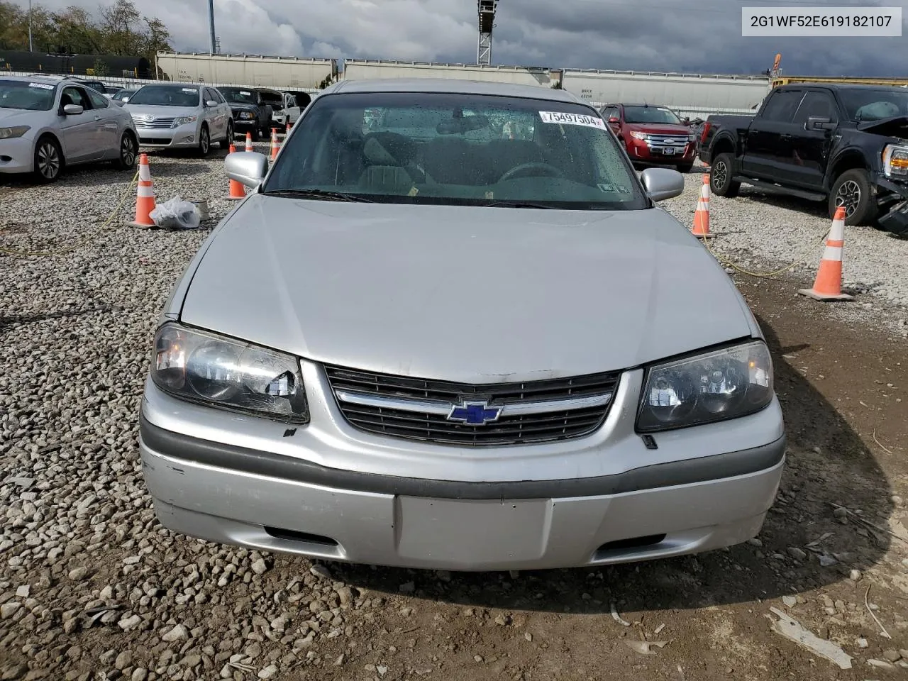 2001 Chevrolet Impala VIN: 2G1WF52E619182107 Lot: 75497504