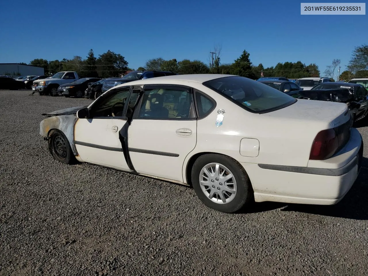 2001 Chevrolet Impala VIN: 2G1WF55E619235531 Lot: 75677684