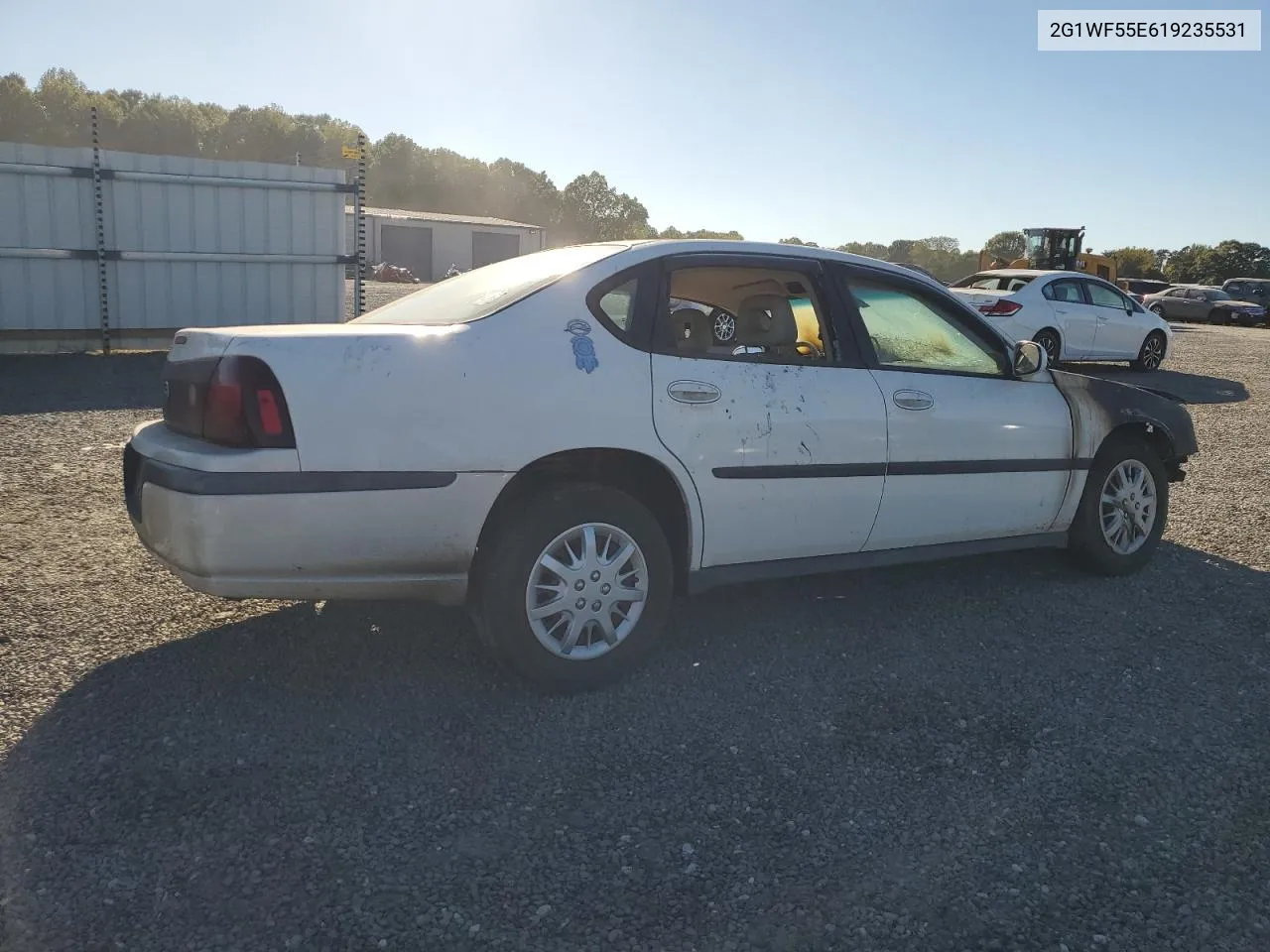 2001 Chevrolet Impala VIN: 2G1WF55E619235531 Lot: 75677684