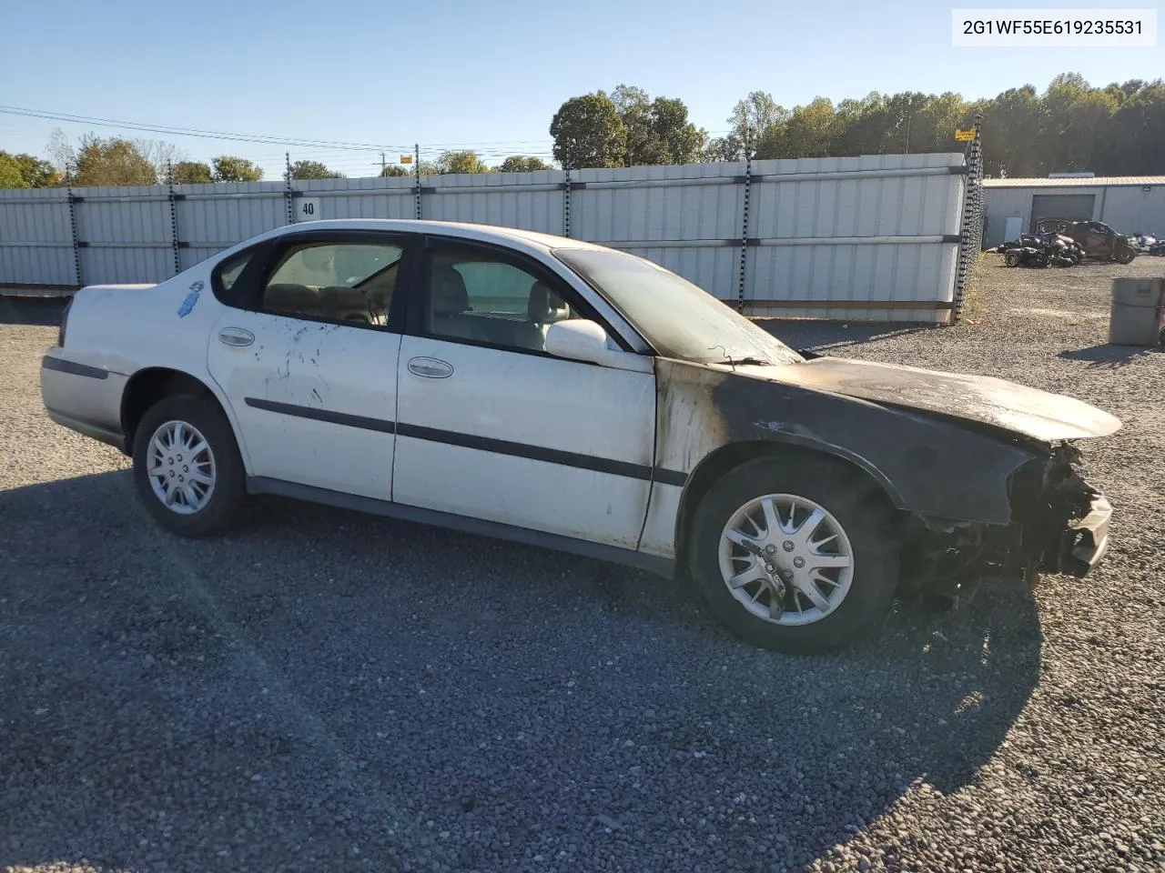 2001 Chevrolet Impala VIN: 2G1WF55E619235531 Lot: 75677684