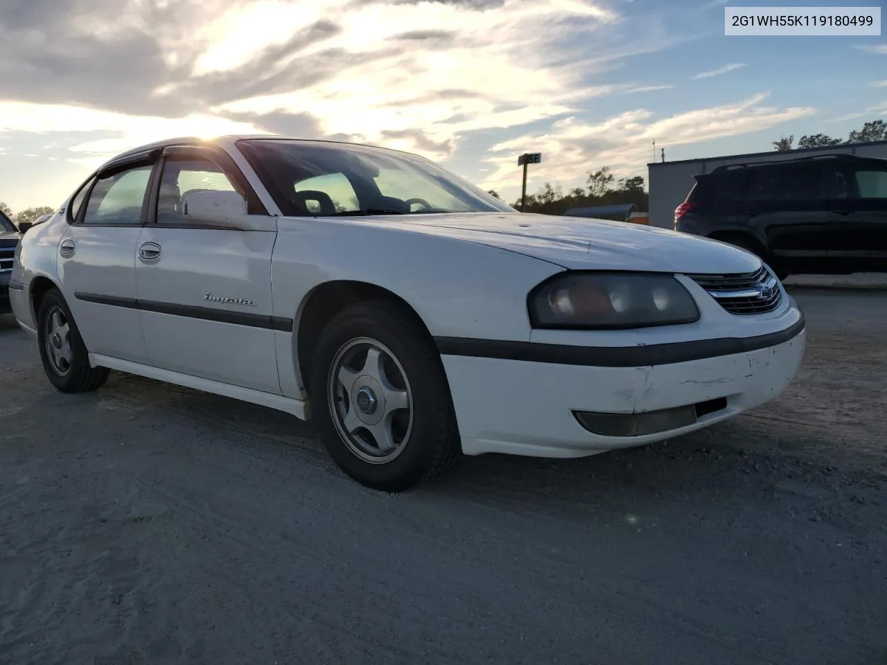 2G1WH55K119180499 2001 Chevrolet Impala Ls