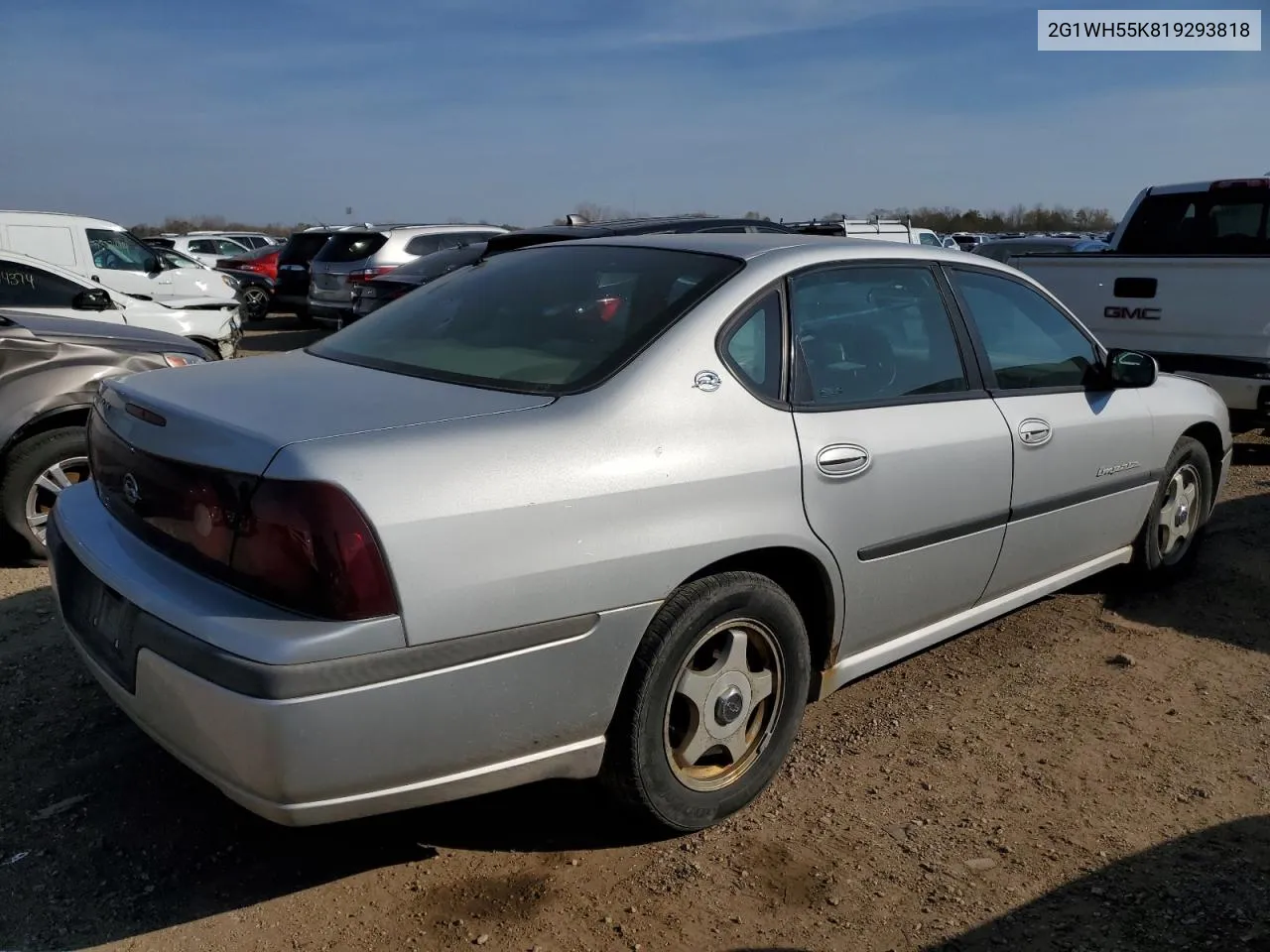 2001 Chevrolet Impala Ls VIN: 2G1WH55K819293818 Lot: 77893794