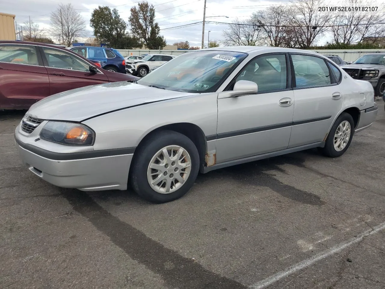 2001 Chevrolet Impala VIN: 2G1WF52E619182107 Lot: 79303004