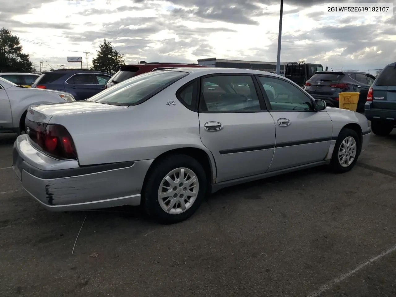 2001 Chevrolet Impala VIN: 2G1WF52E619182107 Lot: 79303004