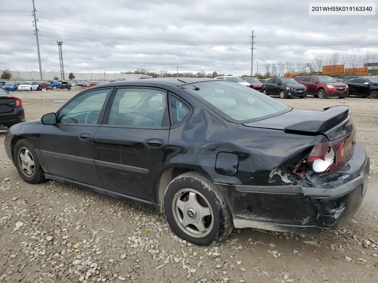 2001 Chevrolet Impala Ls VIN: 2G1WH55K019163340 Lot: 79996264