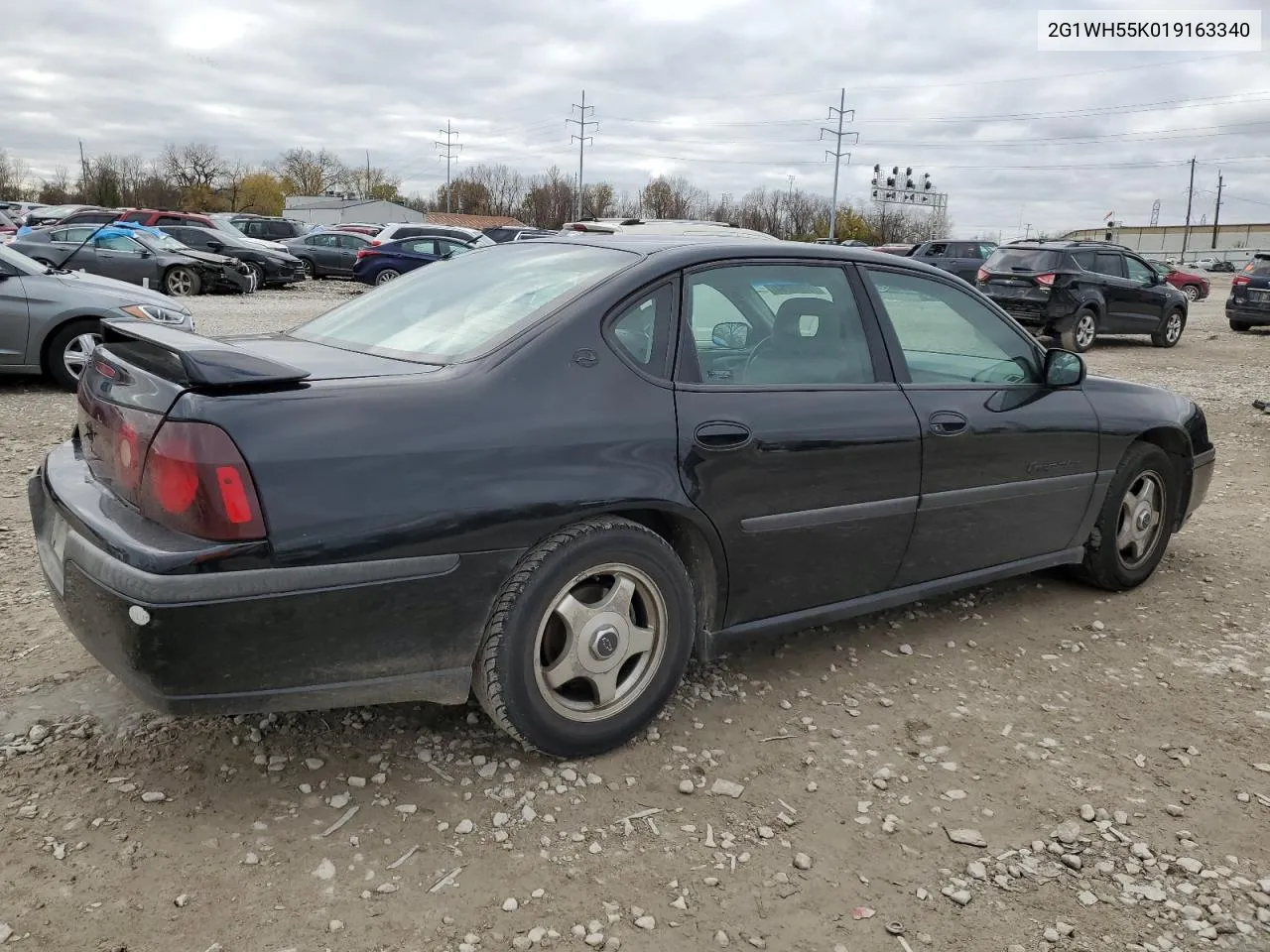 2001 Chevrolet Impala Ls VIN: 2G1WH55K019163340 Lot: 79996264