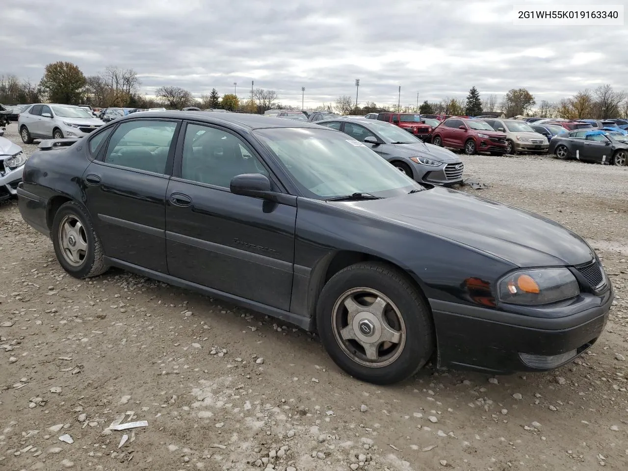 2001 Chevrolet Impala Ls VIN: 2G1WH55K019163340 Lot: 79996264