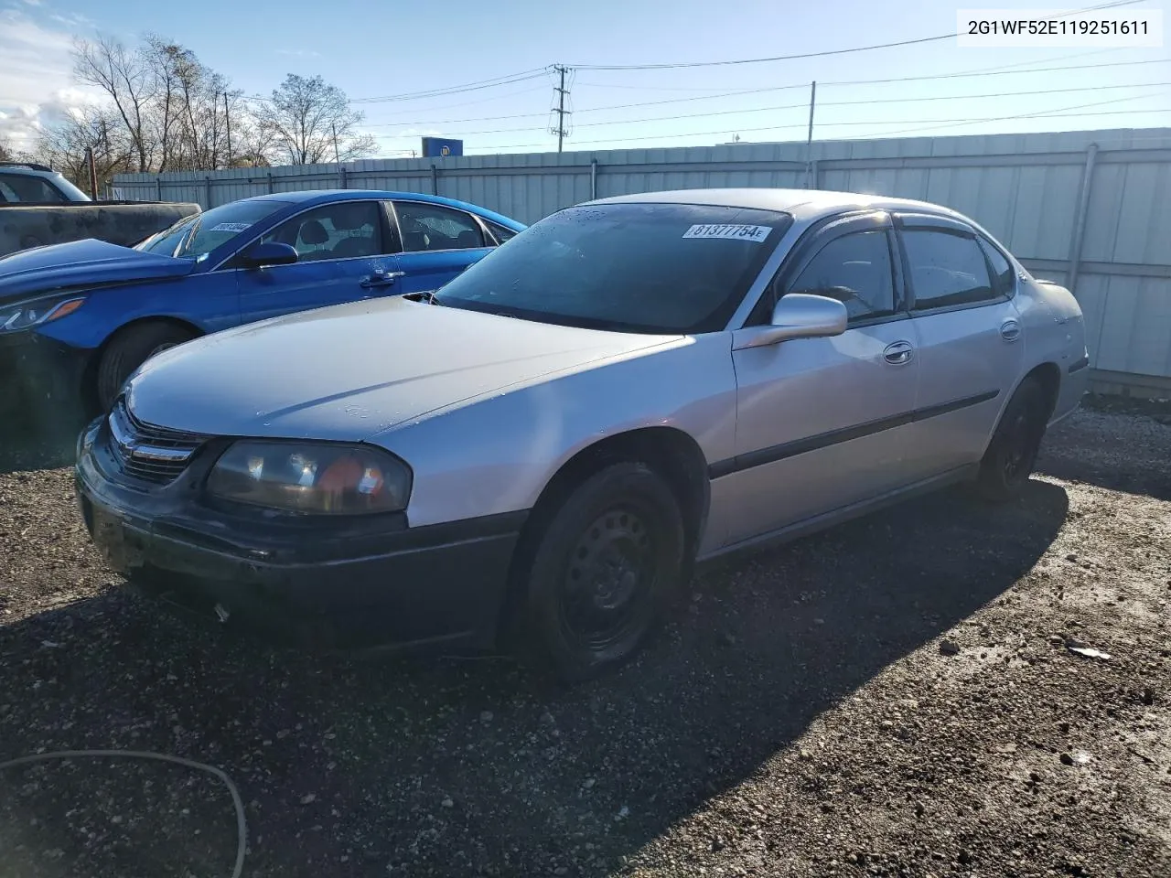 2001 Chevrolet Impala VIN: 2G1WF52E119251611 Lot: 81377754