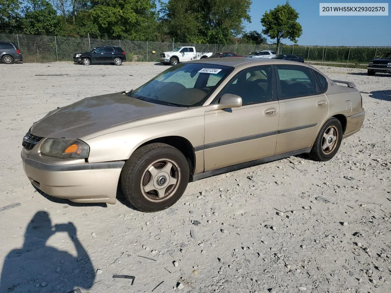 2002 Chevrolet Impala Ls VIN: 2G1WH55KX29302570 Lot: 66927234