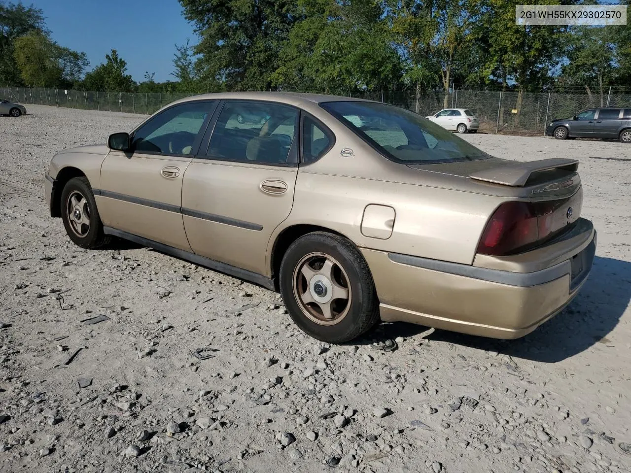 2002 Chevrolet Impala Ls VIN: 2G1WH55KX29302570 Lot: 66927234