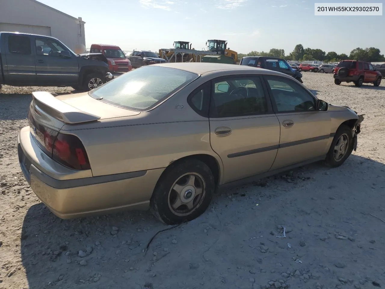 2002 Chevrolet Impala Ls VIN: 2G1WH55KX29302570 Lot: 66927234